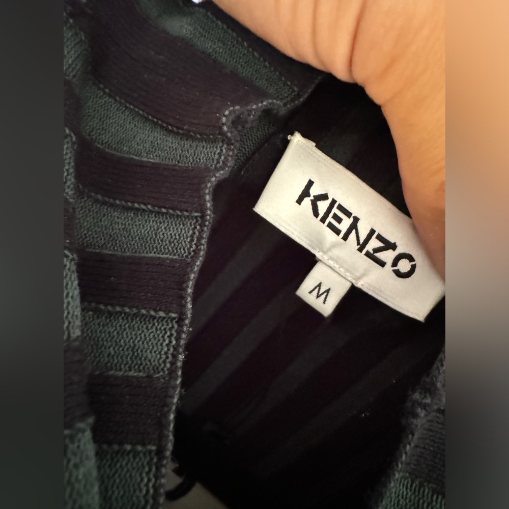 Kenzo Rubbed Green And Black Tank Top - BNWT - Picture 2 of 3